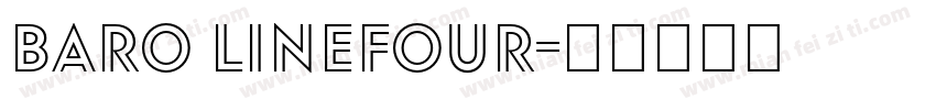 baro linefour字体转换